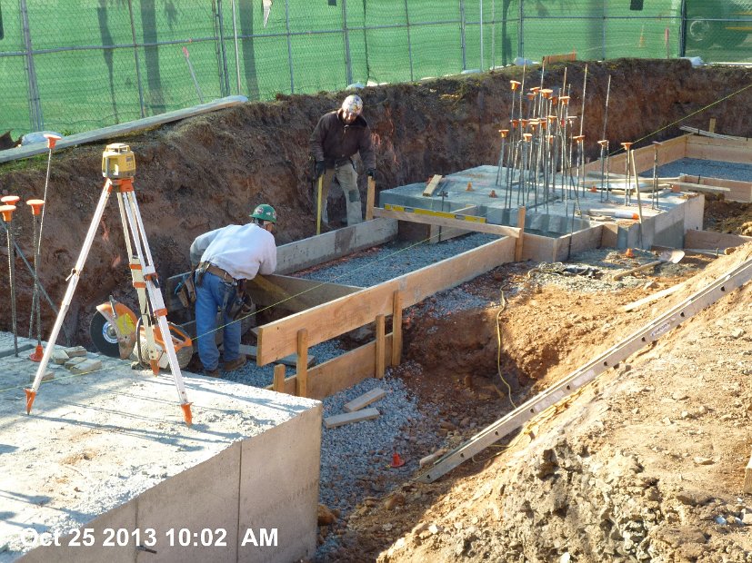 Formwork for Wall Footing B-1 to C-1